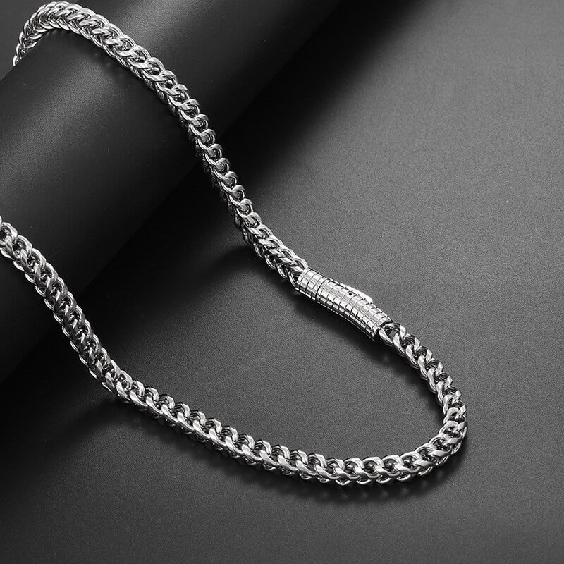 Hip Hop Franco Chain Stainless Steel Necklace