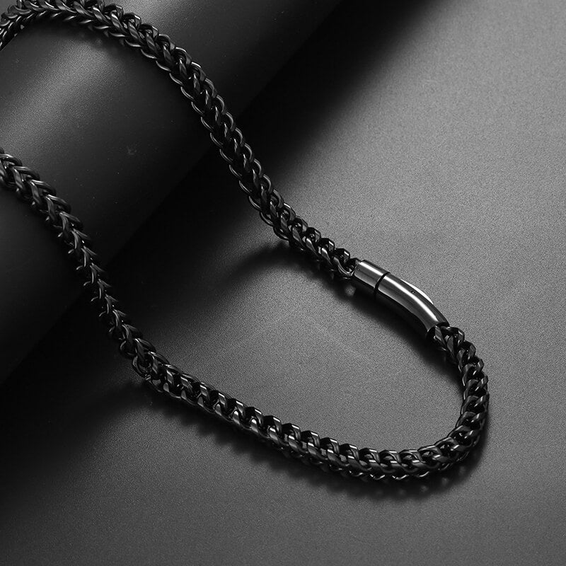 Hip Hop Franco Chain Stainless Steel Necklace