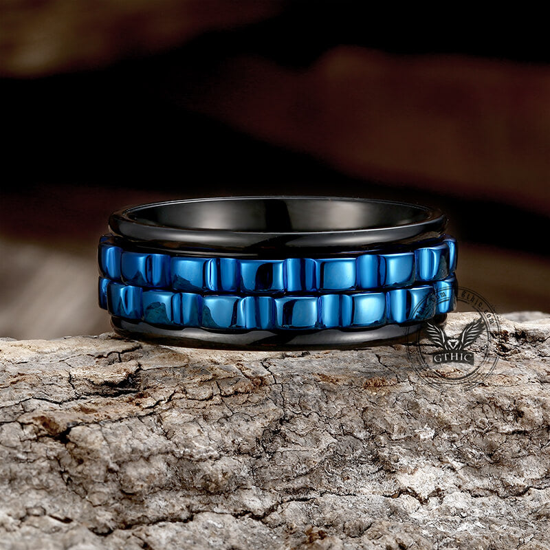 Punk Gear Stainless steel Spinner Ring